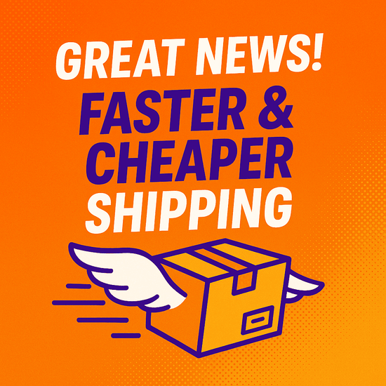 Lower Shipping Rates & $99 Free Express Shipping!