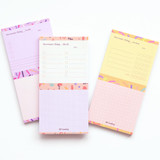 Usage example - Oh-ssumthing O-ssum memo notepad 918 with the perforated line