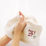 Usage example - Bookfriends Anne and Alice hanging tie towel gift package