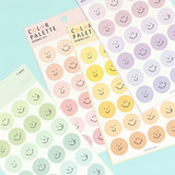 PAPERIAN Color palette Smile deco sticker set