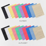 2NUL Drawing number sticker set - Fallindesign.com