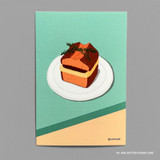 04 ANG BUTTER POUND CAKE - Design comma-B Sweet dessert illustration postcard