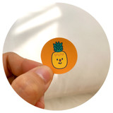 Usage example - Design-comma-B-Retro-mood-paper-sticker-
