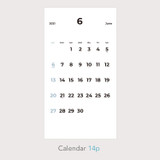 Monthly calendar(back) - PAPERIAN 2021 Goal tracker dated monthly planner