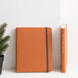 Pumpkin orange - Byfulldesign Making memory small and wide blank notebook