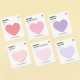 PAPERIAN Heart large planner bookmark sticky notepad
