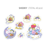 SHOOKY - BT21 Dream baby clear sticker flake pack