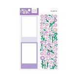 Purple - Wanna This Forest's daisy paper sticker