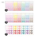 Check - Colorful heart deco sticker set