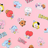BT21 Little Buddy Baby Removable Sticker Pack