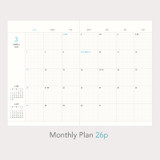Monthly plan - Paperian 2022 Edit Large dated weekly diary planner