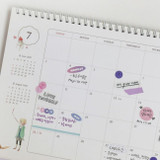 Front - Indigo 2022 Prince Story monthly desk standing calendar
