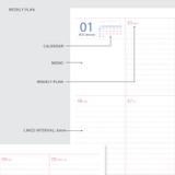 Weekly plan - Jam Studio 2022 Do Dom Dated Weekly Diary Planner