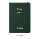 Deep green - After The Rain 2022 Dot Your Day Dated Weekly Diary Planner