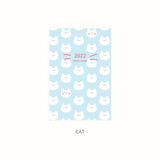 Cat - O-check 2022 Happy Day B6 Dated Monthly Diary Planner