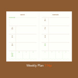 Weekly plan - Paperian 2022 Life Gardener Dated Weekly Diary Journal