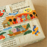 Usage example - Dailylike Jelly Bear Holiday Paper Sticker Set