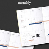 Monthly plan - Wanna This 2022 Delight Log Medium Dated Monthly Planner