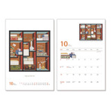 Calendar pages - OCHAE 2022 Minhwa Dated Monthly Desk Calendar