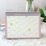 Yearly plan - Design Comma-B 2022 Standing A5 Dated Monthly Desk Planner