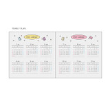 Yearly plan - PLEPLE 2022 Witty Dated Weekly Diary Planner with Sticker