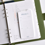 Usage example - Play Obje Round Index Plan Checklist Various Sticky Notepad