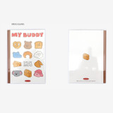 Bread(blank ) - Dailylike My Buddy B6 Clear PVC Cover Notebook 01-02