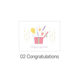 02 Congratulations - PAPERIAN Celebrate Card and Envelope Set