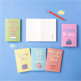 Jam Studio Happy Birthday Card and Envelope Set