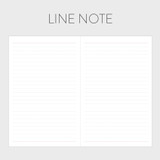 Line note - Indigo 2023 Prism A5 Dated Monthly Diary Planner