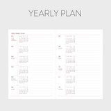 Yearly plan  - Indigo 2023 Prism B6 Dated Monthly Diary Planner