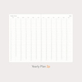 Yearly plan - 2023 Paperian A'round B6 Dated Weekly Diary Planner