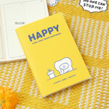 Yellow - 2023 Toasty B6 Undated Weekly Diary Planner