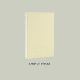 Sand on finger - 2023 Delight Log B6 Dated Weekly Diary Planner
