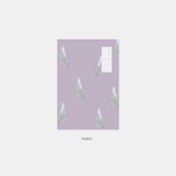 Purple - 2023 Flowery Dated Weekly Planner Diary