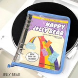 Jelly bear - Retro 6-Ring A5 Zippered Dateless Diary