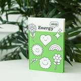 Green - 2023 Energy Hardcover Dated Weekly Diary