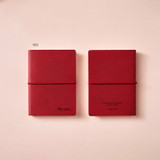 Red - Ardium My Note Small A6 PU Lined Notebook