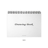 White - Wirebound Drawing Notebook Sketchbook