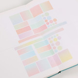 Example of use - Appree Dawn Clear Paper Mood Sticker Pack