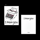 I miss you - Natural Mood Drawing Message Card