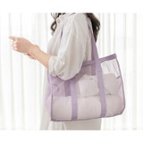 Lavender - Travelus Travel Mesh Shoulder Bag