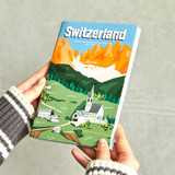 Switzerland - Ardium Travel The World Grid Notebook