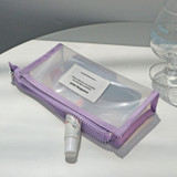 Example of use - O-check Something Usual Clear Zipper Pencil Case Pouch
