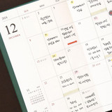 Monthly plan - Indigo 2024 Official Slim Dated Monthly Planner Scheduler