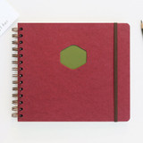 Scarlet - Les naturals wirebound scrap notebook