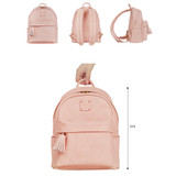 Size of Nuevo mini office leather backpack with tassel 