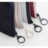Circle zipper slider - Walking in the air medium cable pouch