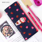 Berry Choo - Choo Choo slim zipper pencil case