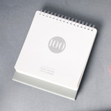 White - Pace maker 100 days undated planner